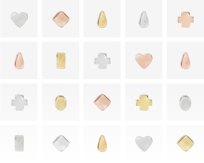 Stainless Steel素材 アッシュインペンダント-小型で身に着けやすいサイズ感